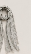 Cloud colorway linen scarf